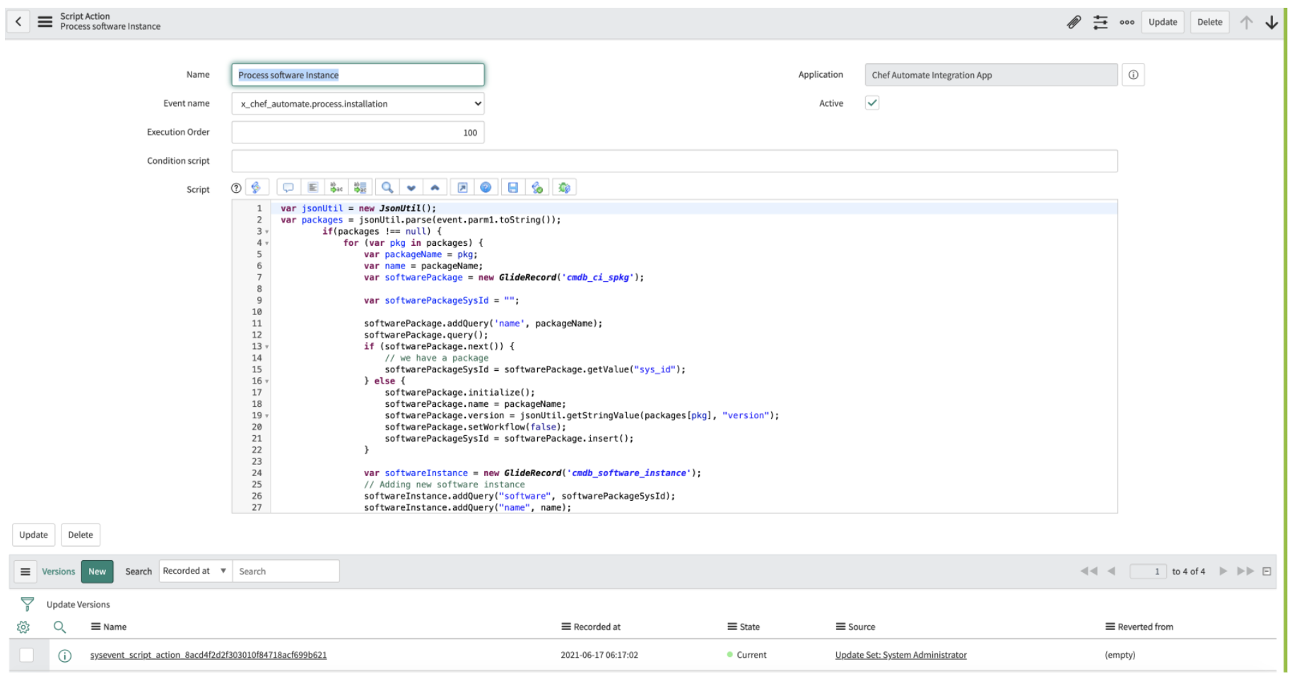 Process Software Instance